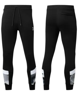 Puma Cloud Pack MCS Track -Anzug Bottoms Joggers Hosen Schwarze Herren 596336 01