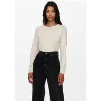 ONLY Rundhalspullover ONLRICA LIFE L/S PULLOVER KNT NOOS Materialmix, regular fit