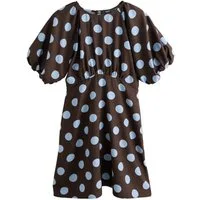 Next Minikleid Minikleid mit Puffärmeln (1-tlg)
