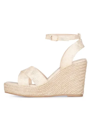 Sandale "NOLA" in Gold