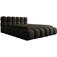 Luxusbetten24 Polsterbett Designer Polsterbett Boston Samt, mit Stauraum