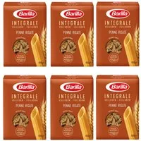 Barilla Nudeln, Barilla Pennette Rigate Integrale Vollkornnudeln 500g 6er Pack