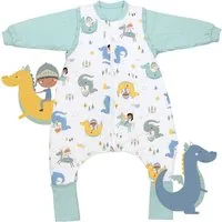 Schlummersack Kinderschlafsack Schlafsack mit Füßen und umklappbaren Bündchen, 1.0 Tog OEKO-TEX