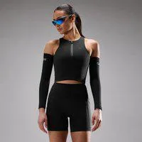 MP Damen Velocity Ultra Zip Front Race Top - Schwarz - XXL