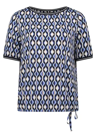 Betty Barclay - Casual-Shirt Blau/Weiß - Gr. - 38