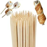 relaxdays Grillspieß Stockbrot Spieße im 200er Set