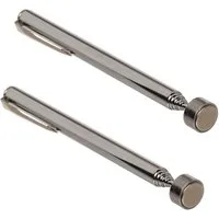HAC24 Magnet Magnetheber Magnetstab Magnetgreifer Greifer Stab Heber (2-St), Teleskop bis 62 cm Zugkraft 900g