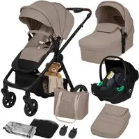lionelo Kombi-Kinderwagen GREET, (Set), 3in1Set/Ganzjahreswanne/UPF50/EVA-Räder/Komfortable Federung