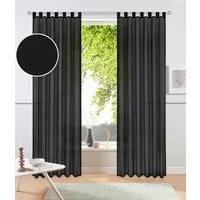 OTTO home Gardine XANA (1 St), Schlaufen, transparent, Voile, Bestseller, einfarbig, 1 Schal, pflegeleicht, preiswert!