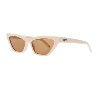 Off White - "Madison" Katzenauge-Sonnenbrille für Damen (Gold)