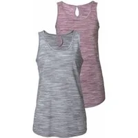 Beachtime by Lascana Tanktop mit Struktureffekt (2er-Pack) aus pflegeleichter Qualität