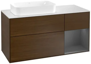 Villeroy & Boch Waschtischunterschrank Finion G28 1200x603x501mm Bel.. WT li , G281GKGN G281GKGN