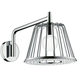 hansgrohe Axor LampShower Kopfbrause 26031000 275mm, mit Brausearm, Wandmontage, chrom