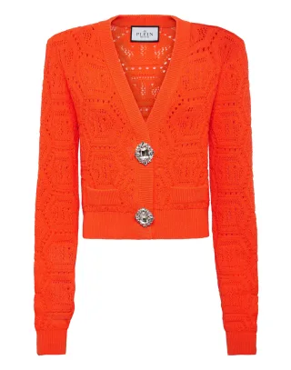 Strickjacke Monogram