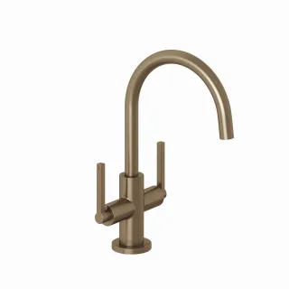 Kludi NOVA FONTE Waschtischarmatur PURISTIC Einlochmontage Brushed Bronze, 20118N115 20118N115