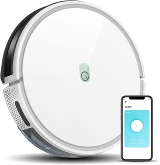 Yeedi K650 Hybrid Saug-/Wischroboter [110 Minuten 08 Liter Staub 024 Liter Wasser] weiß