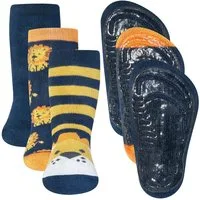 Ewers ABS-Socken Stoppersocken 3er Pack Löwe