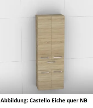 Artiqua 400 Hochschrank, Oxid Hellgrau quer, 400-HTL-1-60-7183-721 400-HTL-1-60-7183-721