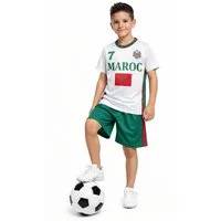 Fashion Boy Fußballtrikot Set Marokko MAROC Trikot + Shorts Fussball Fan, JS295e (Set)