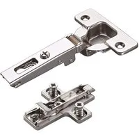 Salice Möbelbeschlag 2 Stück Salice Topfband Serie 200 S200 110° Bohrbild T52 Nic (2 St), Bohrbild T52 Nickel matt MPL EXZ H3 Schrankscharnier