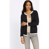 heine Strickjacke Strickjacke Langarm Jersey, Feinstrick