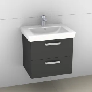 Artiqua 414 Waschtischunterschrank für Subway 2.0 7113F0, 7113F2 Anthrazit Glanz, 414-WU2L-V64-7065- 414-WU2L-V64-7065-51