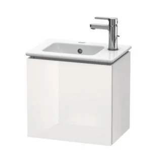 Duravit L-Cube Waschtischunterbau wandhängend Weiß Hochglanz 420x294x400 mm - LC6272R2222 LC6272R2222