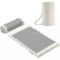 Fitleap Akupressurmatte Set mit Kissen, Massage-Matte zur wohltuenden Entspannung und Stimula…