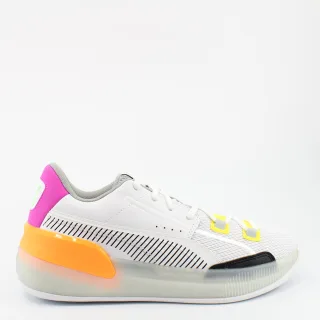 Puma Clyde Hartholz Retro White Synthetic Unisex Schnürtrainer 194045 01