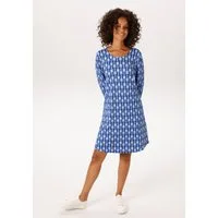Aniston CASUAL A-Linien-Kleid mit farbharmonischem Retro-Druck