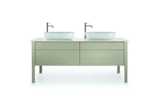 Duravit Luv Konsolenwaschtischunterbau bodenstehend Taupe Seidenmatt 1733x570x743 mm - LU9567B6060 LU9567B6060