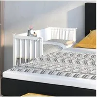 VitaliSpa® Beistellbett Sophie, Weiß, 40 x 90 cm 1 Seitenschiene, 1-tlg.