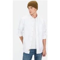 camel active Langarmhemd aus zertifiziertem Organic Cotton Button-Down