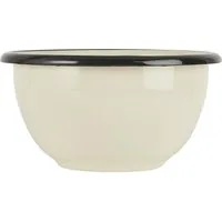Ib Laursen Schüssel Emaille Schale Retro Vintage Servierschale Müslischale Schüssel/Tasse, Schale klein, Emaille in nostalgischen Stil