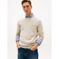 Tommy Hilfiger Rundhalspullover ESSENTIAL COTTON Crewneck Regular Fit Premium Mode