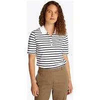 Tommy Hilfiger Poloshirt 1985 REG PIQUE POLO mit Logo-Stickerei, Seitenschlitze, Regular Fit