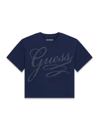 Guess Kids - MIDI SS T-SHIRT SUITING BLUE - Gr. - 10