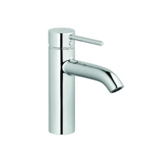 Kludi Bozz Waschtischarmatur 382880576 mit Push-Open-Ablaufgarnitur, chrom