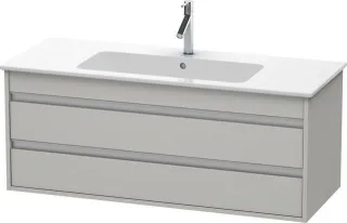 Duravit Ketho Waschtischunterbau wandhängend Betongrau Matt 1200x475x480 mm - KT643100707 KT643100707