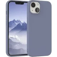 EAZY CASE Handyhülle für Apple iPhone 14 Hülle Silikon 6,1 Zoll, Silikon Schutzhülle mit Kameraschutz Matt Back Cover Soft Eis Blau