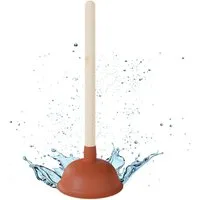 kör4u Rohrreinigungspumpe kör4u Pömpel mit Stiel, 140 mm