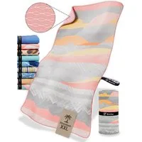 NirvanaShape Strandtuch Reise Handtuch Strandtuch XXL - Strandhandtuch, Mikrofaser Badetuch