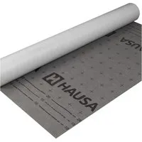 Hausa Dachbahn Unterspannbahn HU130, Ohne Selbstklebestreifen, 75 m² pro Paket, (130g/m², 1-St., 1,5m x 50m), flexible dreilagige hochdiffusionsoffene Unterdeckbahn
