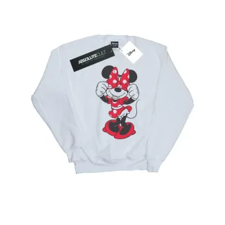 Disney - "Minnie Mouse Bow Eyes" Sweatshirt für Mädchen (Weiß)