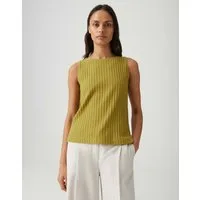 OPUS Shirttop IPOMA SLIT Regular in Rippstruktur