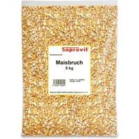Supravit Maisbruch - Hochverdaulicher getrockneter & geschroteter Mais, Ergänzungsfutter für: Nutz-/ Wildtier