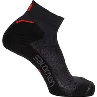 Salomon Laufsocken Speedcross ANKLE EBONY Knöchelsocken running racing red unisex C17809