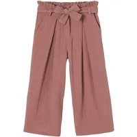vertbaudet 7/8-Hose Mädchen Paperbag-Hose, 7/8