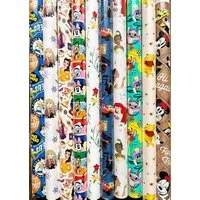 Ebaxx Geschenkpapier Disney Geschenkpapier 10 Rollen Kinder 200 x 70 cm Geburtstag, (10St)
