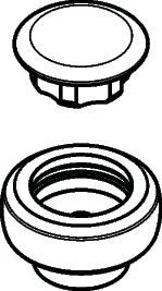 Hansgrohe Zugknopf Axor Montreux 3-Loch Wasch- tischarmatur Standmodell chrom, 98619000 98619000